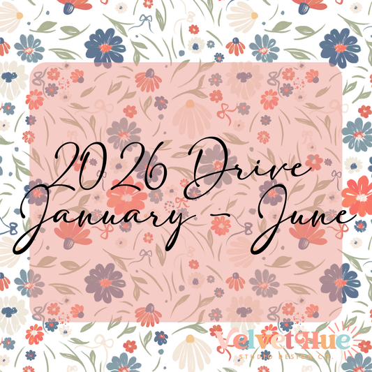 Velvet Hue Studio 2026 Drive January - June 2026
