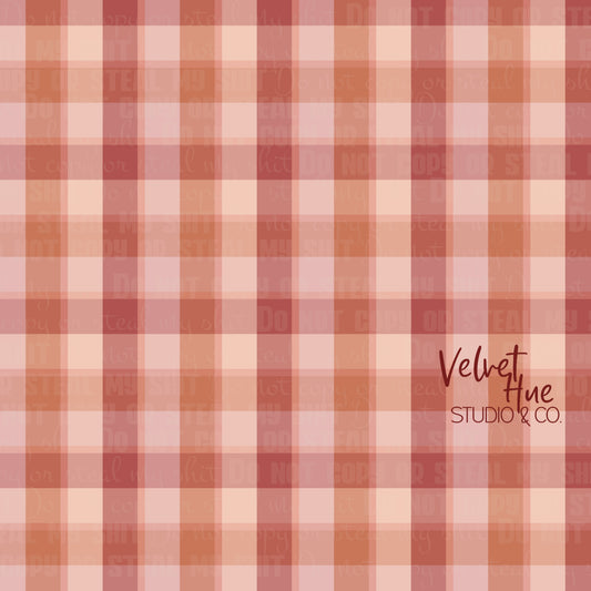 Vintage Floral Gingham