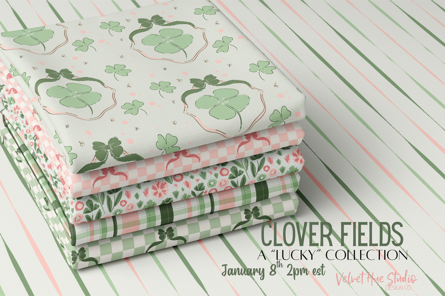 Clovers in Frames seamless