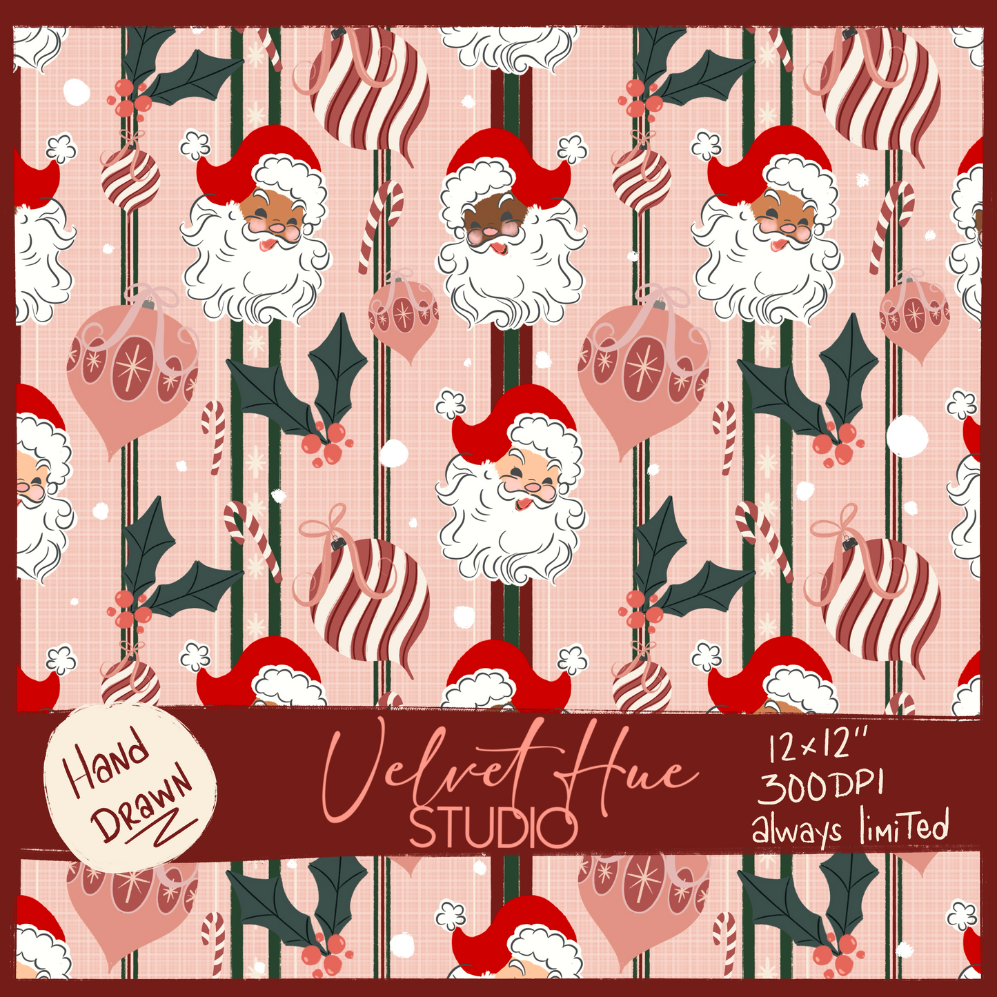House of Santa's OG Pink Background