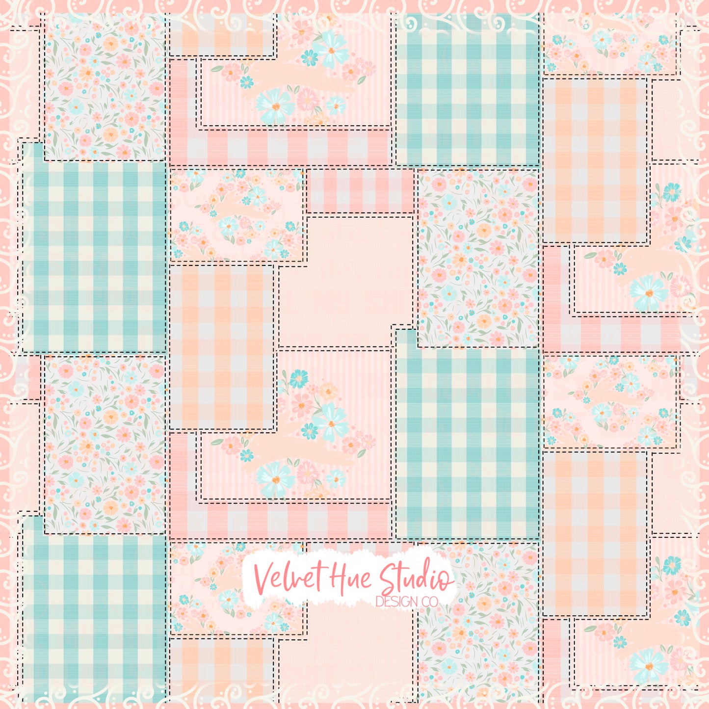 Vintage Easter Patchwork