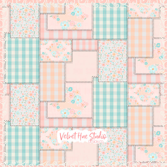 Vintage Easter Patchwork